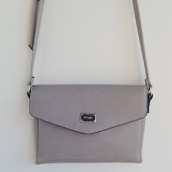 Nine West Gray Crossbody Bag - Picture 1 of 7